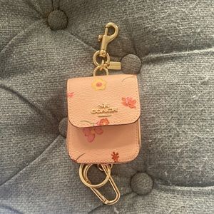 Brand New Multi Attachments Case Bag Charm With Mystical Floral Print